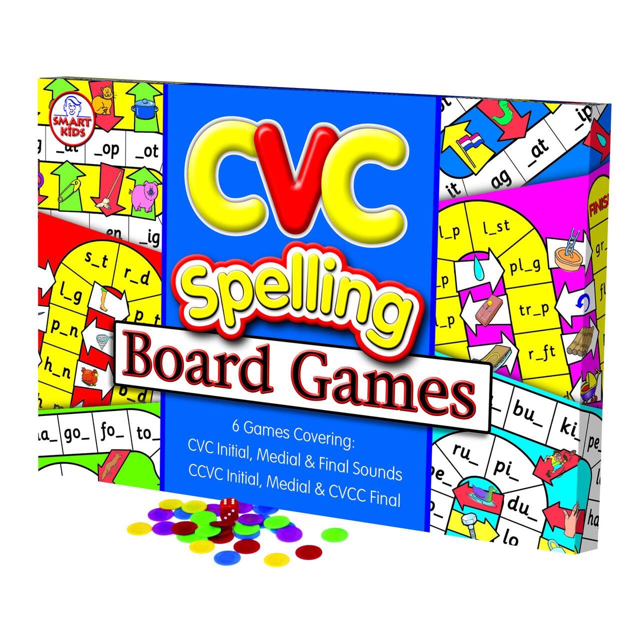 CVC Spelling Board Games Michaels Cvc spelling board games michaels